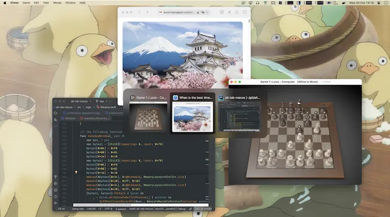 AltTab - 带窗口预览的macOS窗口切换神器