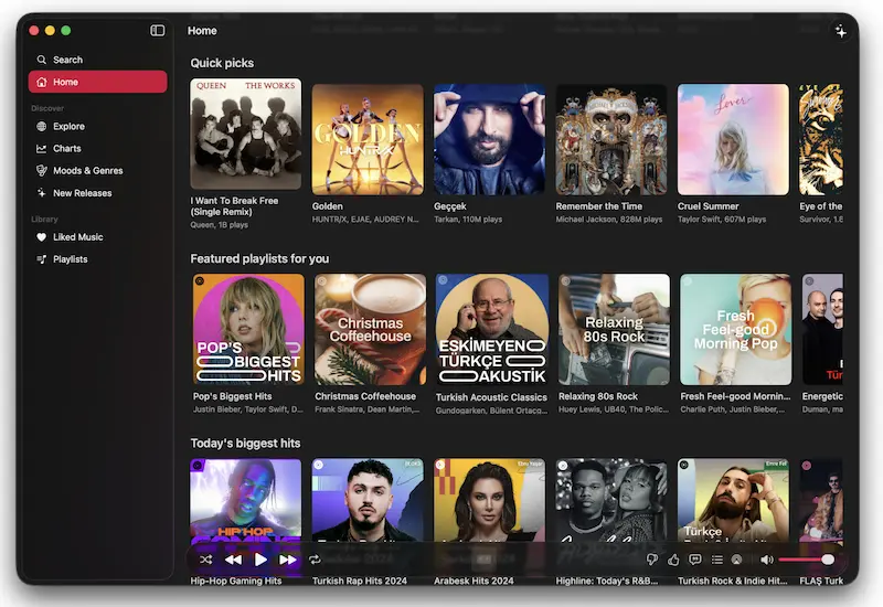 Kaset - 一款原生YouTube Music macOS客户端