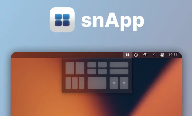 snApp - 高效的 macOS 窗口管理工具