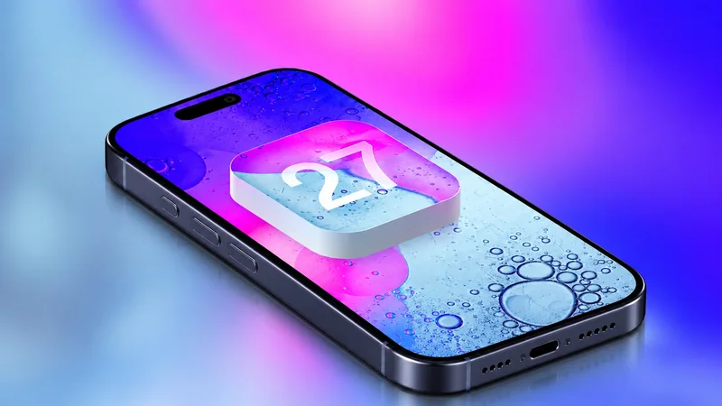 iPhone 屏幕上的 iOS 27 图标