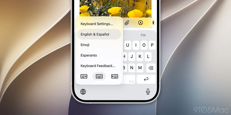 iOS 27 键盘新增语言支持