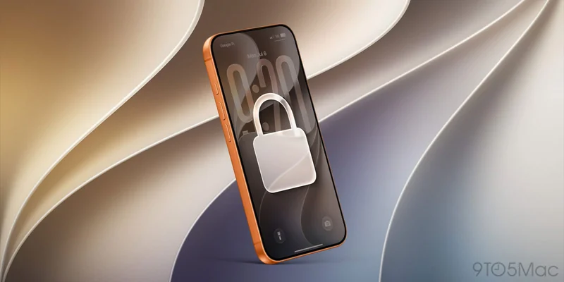 被锁定状态的 iPhone