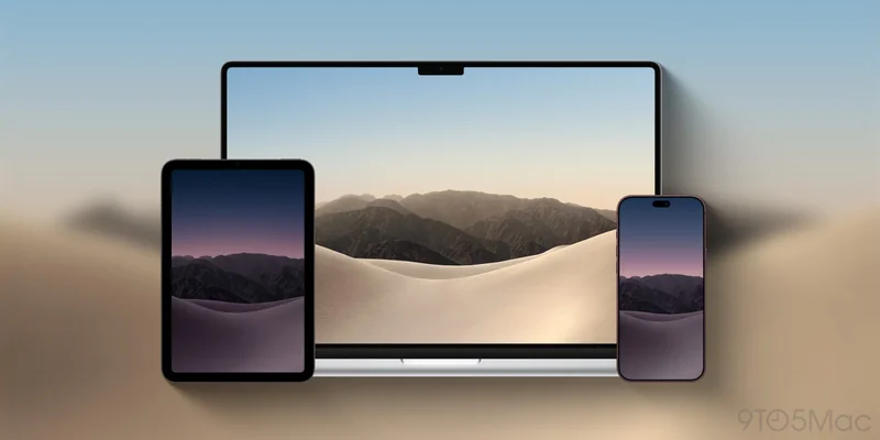 iPhone Duo 壁纸的沙丘与山脉主题