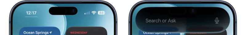 iOS 27 通知中心手势分区示意图