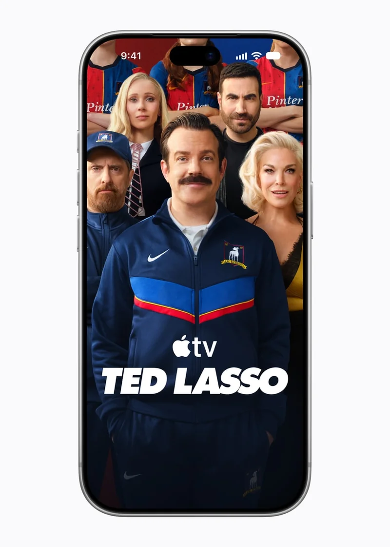 iPhone 上播放 Apple TV 剧集《Ted Lasso》