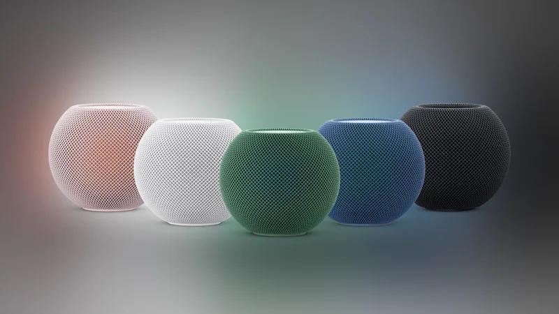 HomePod mini 2 的五款配色