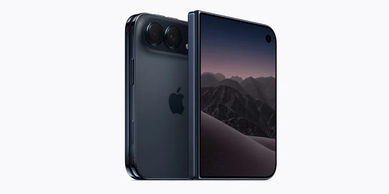 iPhone Duo 夜空色机身正反面渲染图