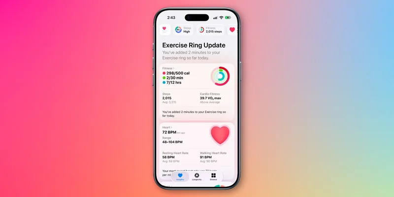 健康 App 与 Apple Watch 数据联动