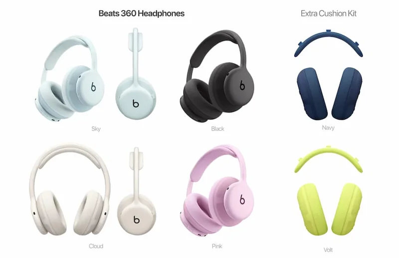 Beats 360 头戴式耳机配色概念图