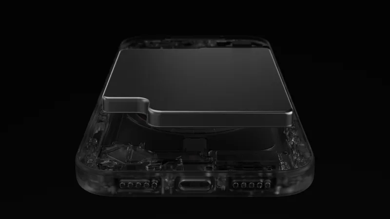 iPhone 18 Pro 内部的新电池设计渲染图