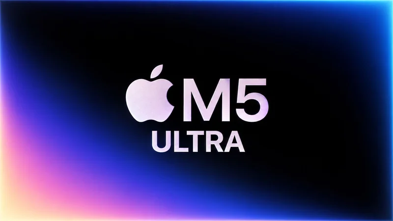 M5 Ultra 芯片官方宣传图