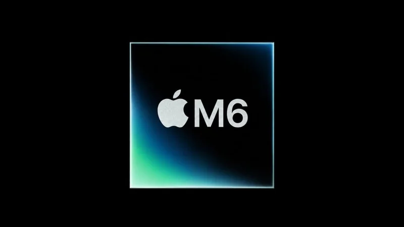 Apple M6 芯片外观示意图