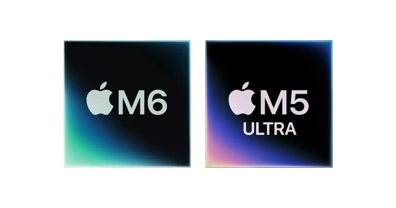 M6 与 M5 Ultra 芯片官方视觉