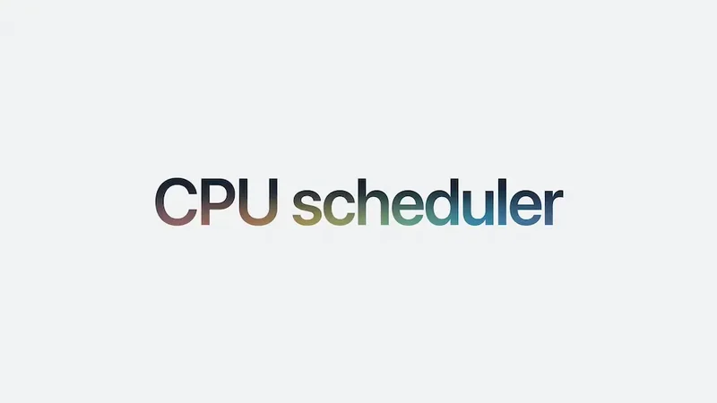 iOS 27 CPU 排程机制调整的说明图。