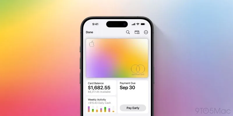 Apple Card 宣传图。图片来源:Apple