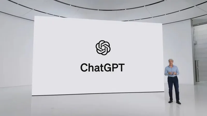 苹果公布 Apple Intelligence 时把 ChatGPT 整合作为重点之一。图片来源:流動日報