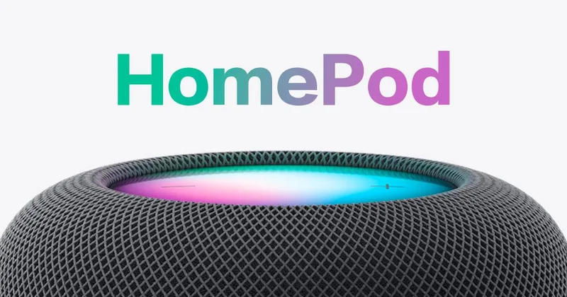 HomePod 顶部的灯光效果。图片来源:瘋先生