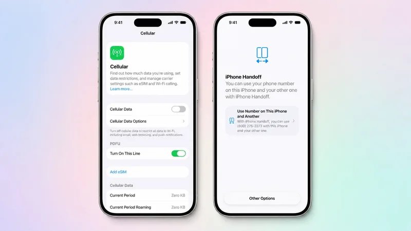 iPhone Handoff 的设置界面。图片来源:MacRumors