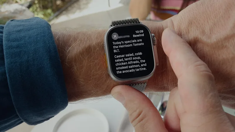 Apple Watch Ultra 4 的 Live Rewind
