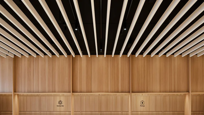 Apple Store 门店的 Genius Bar 与取货柜台