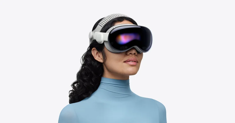 Apple Vision Pro 头戴式设备官方产品图