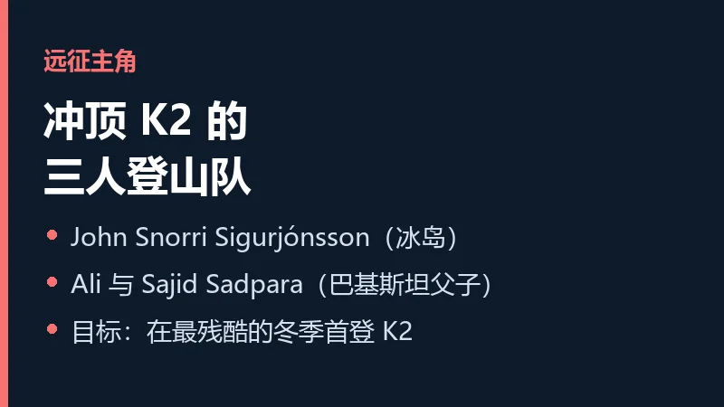 The Last First: Winter K2 信息卡：烂番茄 100%、导演与 2021 年远征背景