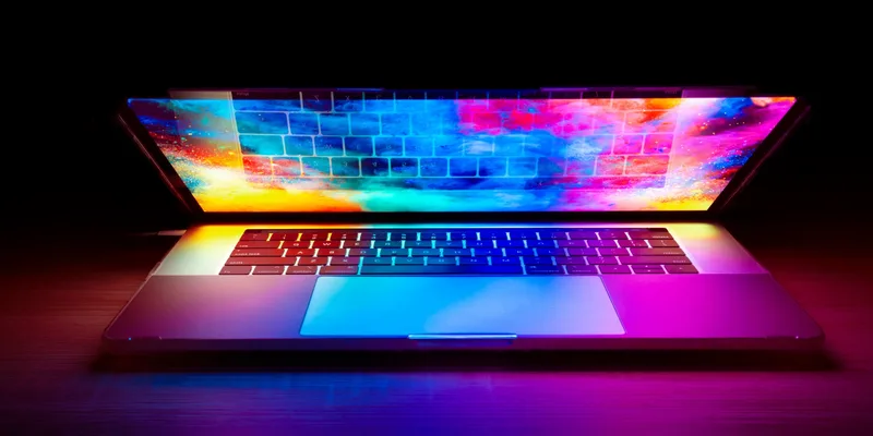 MacBook Pro 绚彩光影渲染图,展现大改款新机设计