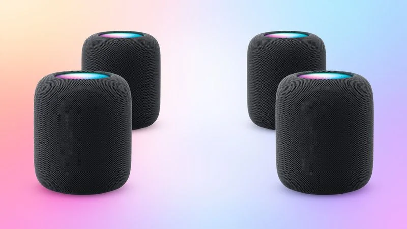 HomePod 环绕声布局概念渲染图