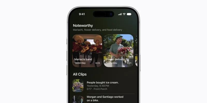 iOS 27 家庭 App 视频事件搜索界面