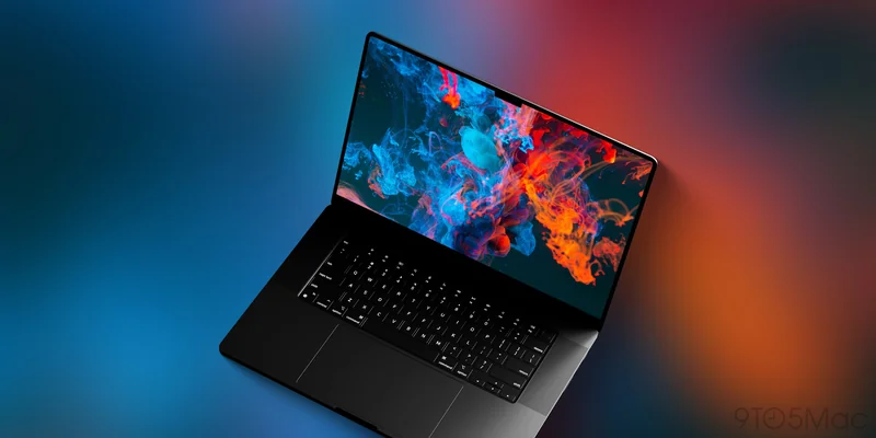 全新设计 MacBook Pro 概念渲染效果图