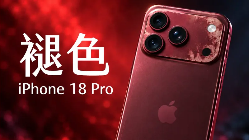 iPhone 18 Pro 勃艮第红机身局部变色与发黑实拍