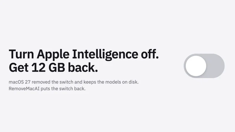 RemoveMacAI 工具在 Mac 上运行的界面截图